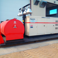 100 kw Skidded Generator