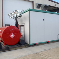 225 kw skidded Generator